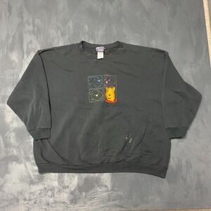 Vintage Winnie the pooh sweatshirt mens XXL Blue 1990s disney USA